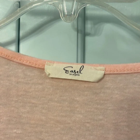 Easel Peach Women's Blouse - Picture 2 of 2